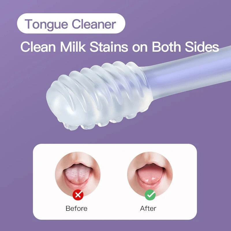 Infant Baby Silicone Toothbrush Pack of 2