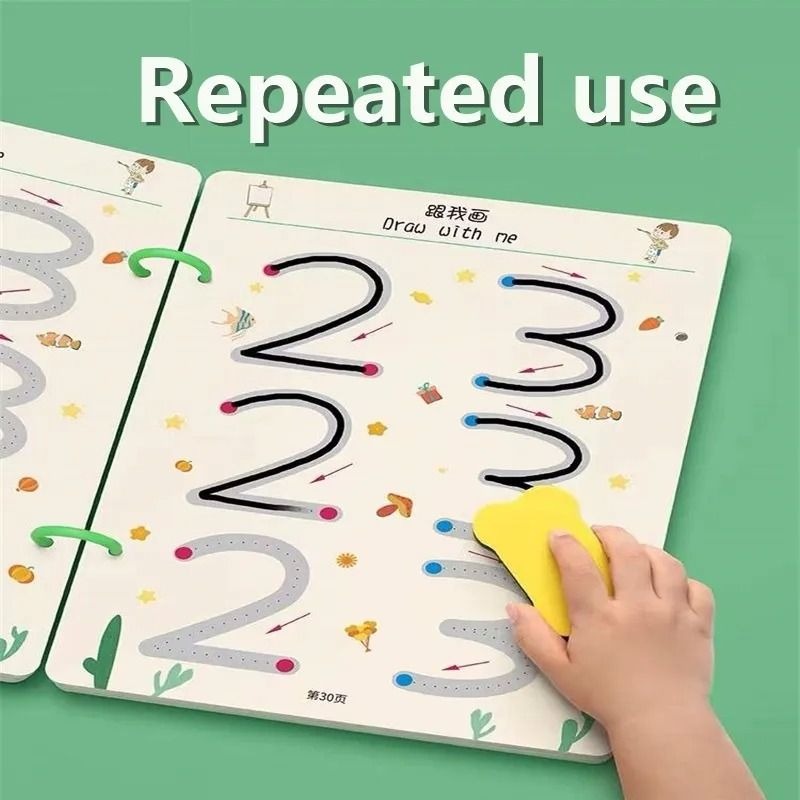 Kids Educational Learning Tracing Book