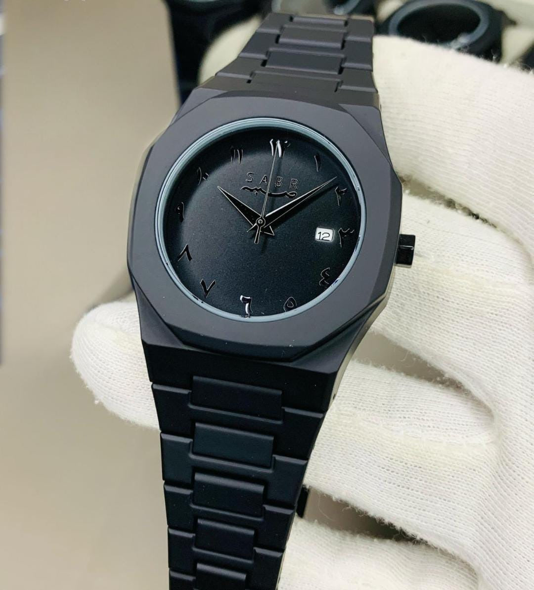 Full Black Color Watch - With Black Box